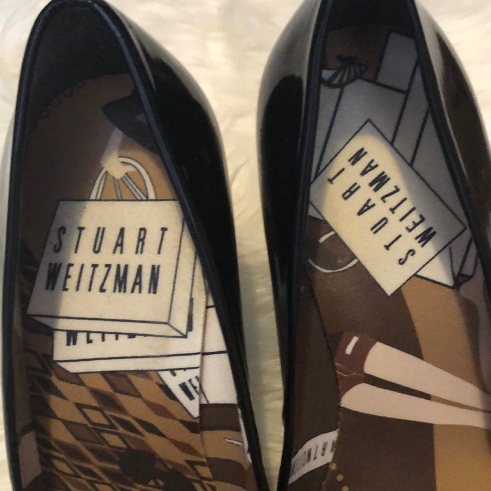 Stuart Weitzman Patent Round Toe Pumps - image 5